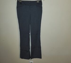 The Limited Charcoal Pinstripe Stretch Pants